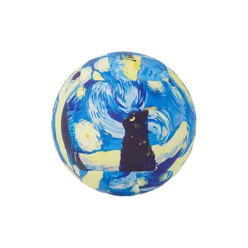 Kuangmi PU Size 5 Volleyball Unisex Black Blue