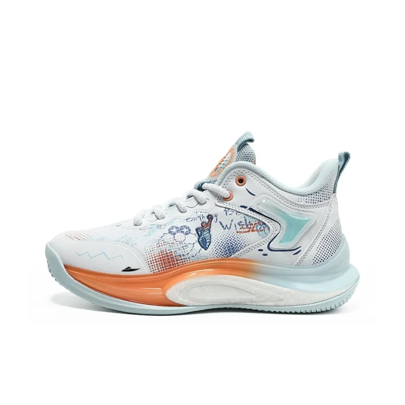 Kuding Cushioning Anti Slip And Wear Resistant Rebound High Top Basketball Shoes Men's-5