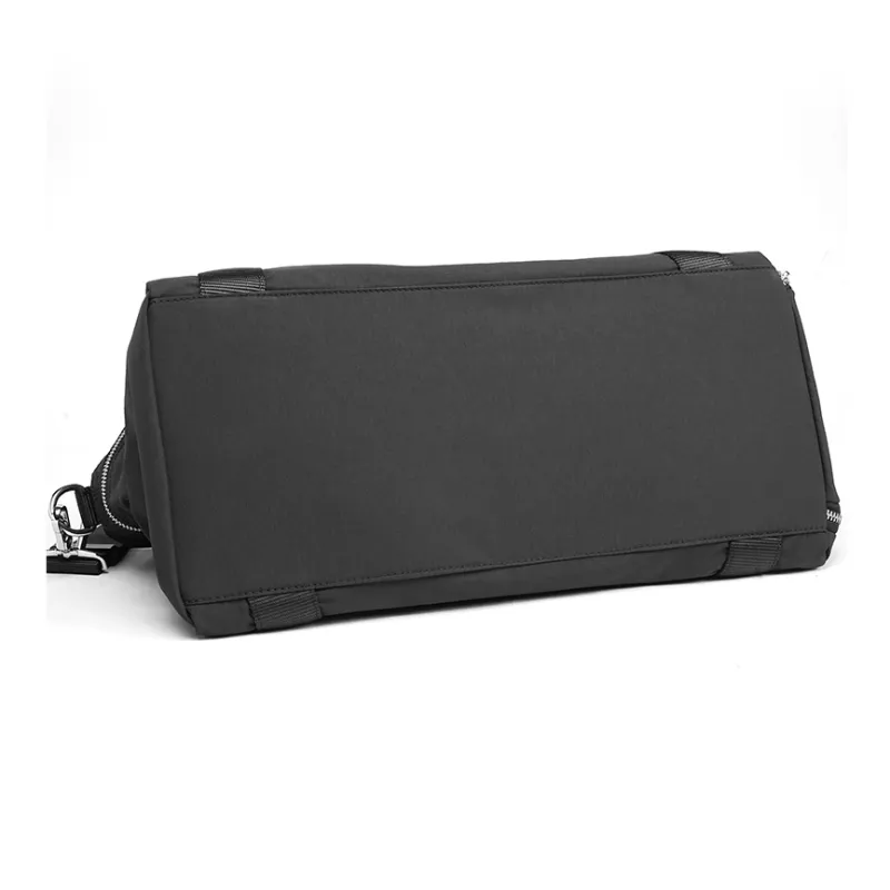 GELANDAI Fabric Large Capacity Portable Travel Bag 20 30L Unisex Black/Ecru/Gray-5