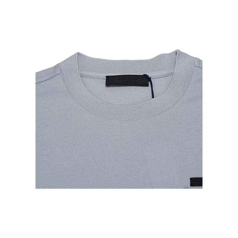 PRADA T-Shirts Men Light Gray-2