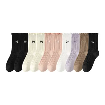 Lan Miao Mid Calf Socks Women's 10 Pack