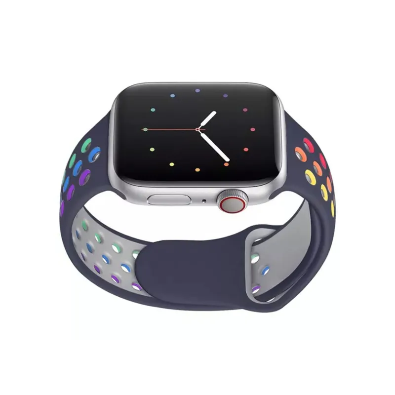 ZHENGGUANG Watch Band Apple Compatibility Silicone Material-4