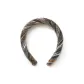 Blue White Multicolor Color Block Headband