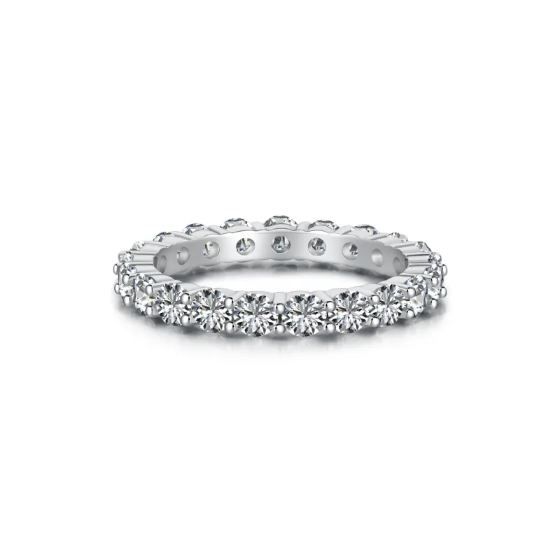 KAILEIFU 925 Sterling Silver Rings Women's Silver-2