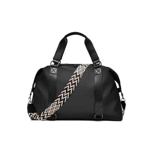 TAKI Oxford Travel Bag, One Shoulder Handbag Regular Unisex Black/Gray/Green