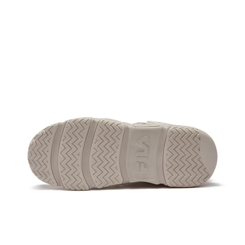 FILA FUSION BARRICADE Warm Slip Resistant Mid Top Vintage Basketball Shoes Men's Oat Yellow-7