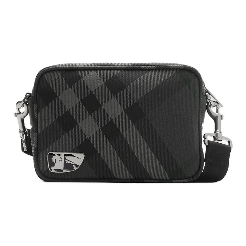 Burberry Polyamide Crossbody Bag, Shoulder Bag Men's Charcoal-0