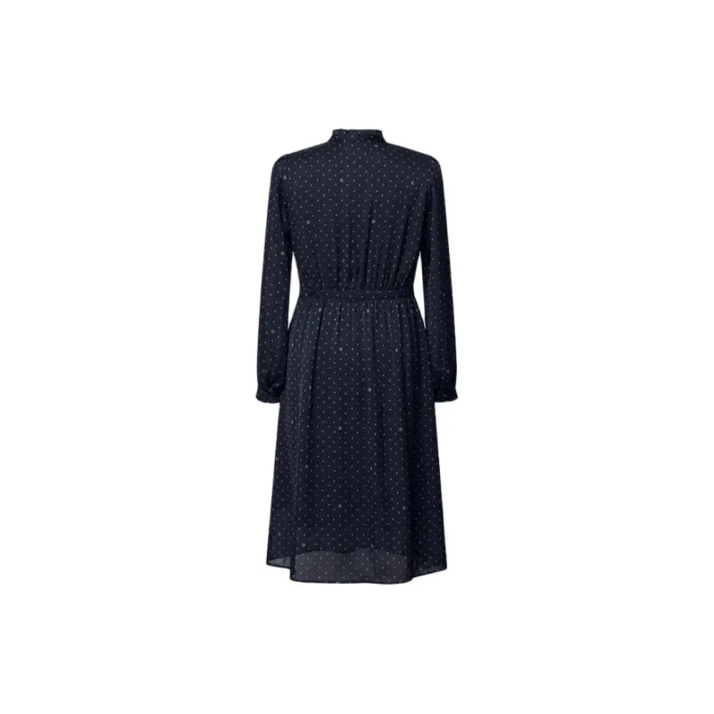 HAZZYS Long Sleeved Dresses Women's Dark Navy Blue-1