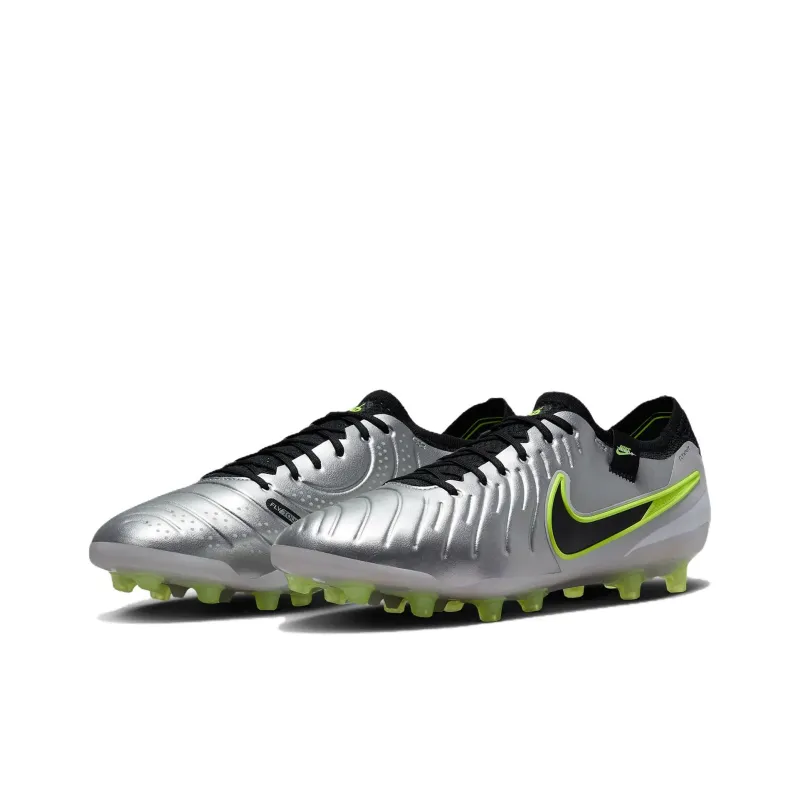 Nike Tiempo Legend 10 Elite AG Pro Metallic Silver Volt Black-2