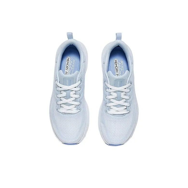 Skechers Sport Moisture Wicking Low Top Casual Shoes Women's Light Blue-1