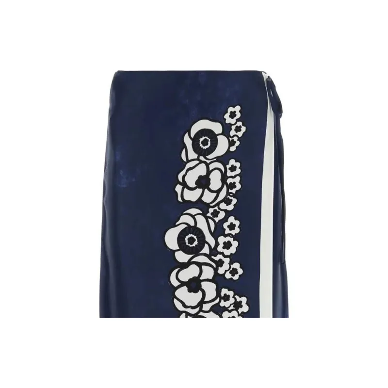 PRADA Casual Long Skirts Women's Blue-2