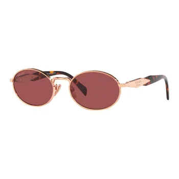 PRADA Oval Sunglasses Women's Rose Gold
