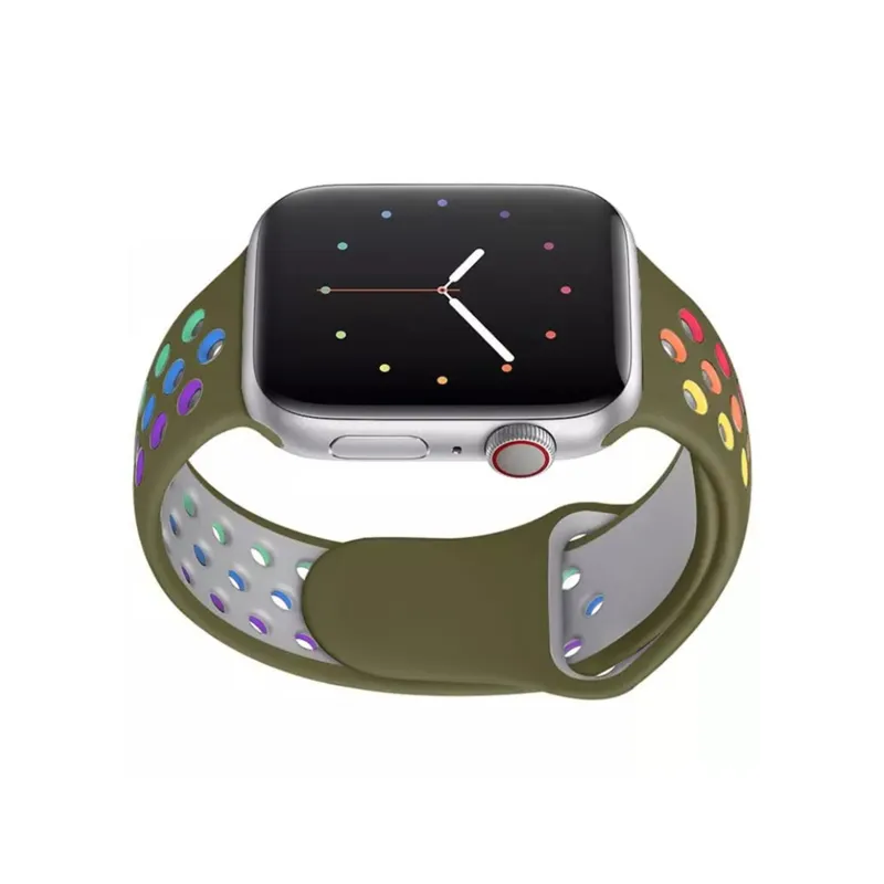 ZHENGGUANG Watch Band Apple Compatibility Silicone Material-22