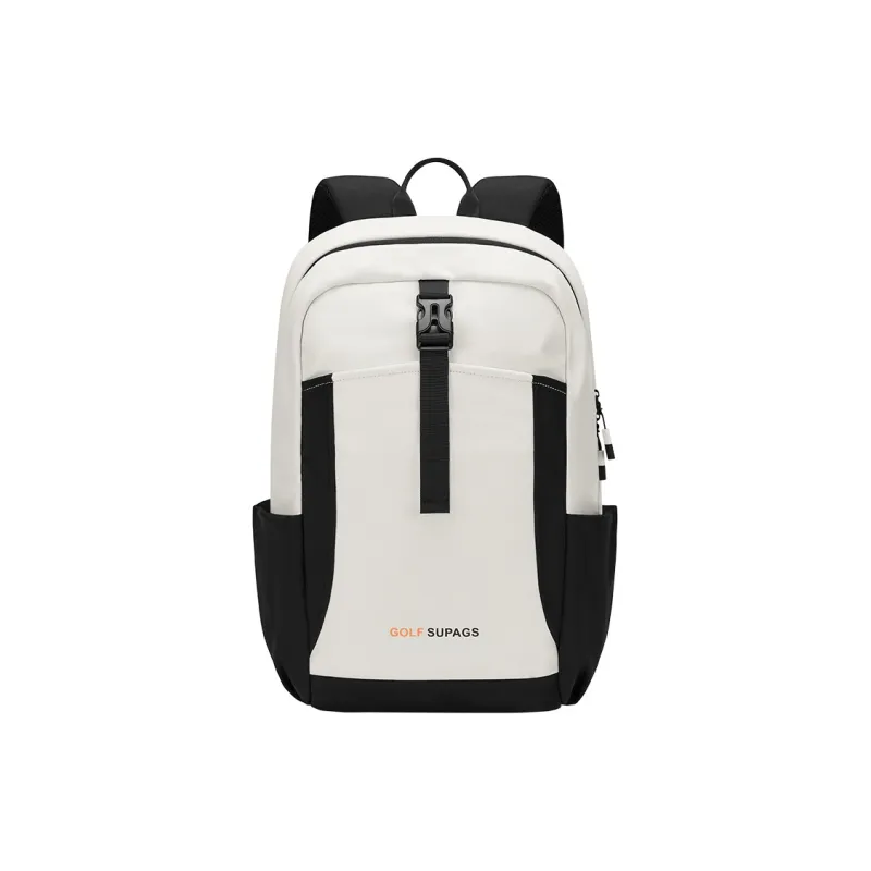 GOLF Fabric Backpack Regular Unisex Ecru & Black/Barley Tea-1