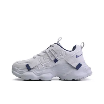 Warrior 1927 Wear Resistant Lightweight Height Increasing Low Top Chunky Sneakers Women's Gray
