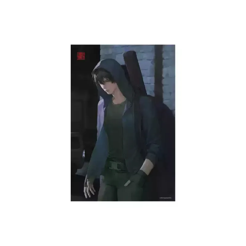 MANCOOL Night Patrol The Lost Tomb Ink Shadow Collection Letter Badge Polaroid Transparent Card Merch Acrylic Stands-5