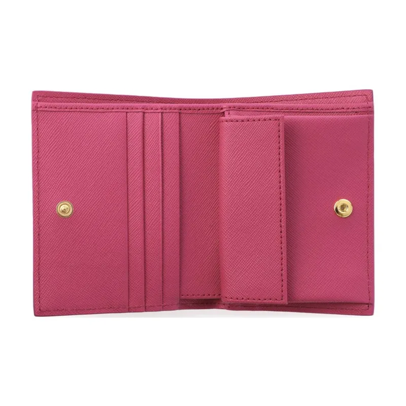 MARNI Calfskin Wallet Women's Rose Red-3