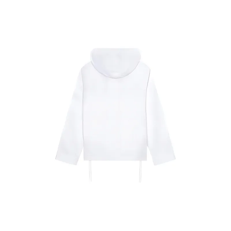 KENZO Logo Printed Drawstring Hoodie-1
