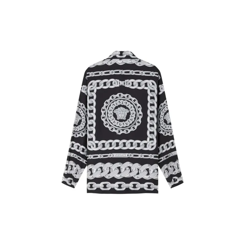 VERSACE Medusa Chains Shirt-1