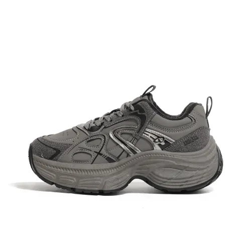 LXVB Anti-Slip And Wear-Resistant Breathable Low-Top Chunky Sneakers Women's