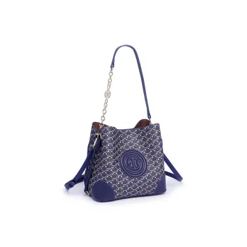 GELANDAI PVC Handbag Shoulder Bag Women's Blue/Apricot/Coffee