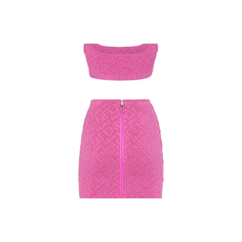 FENDI X Skims Embossed Skirt Set Colorado-2