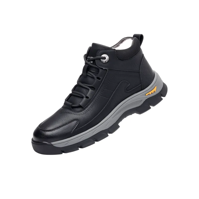 Captain Illy Slip Resistant Mid Top Casual Shoes Men's Black-1