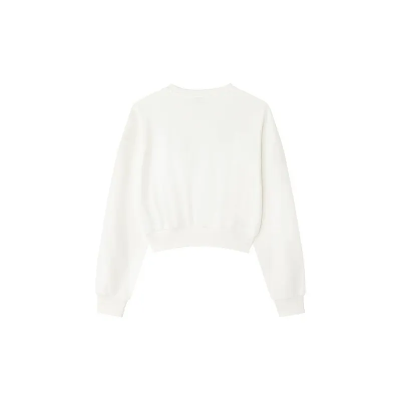 Skechers Sports Alliance Series Sweatshirt Women's Marshmallow White-1