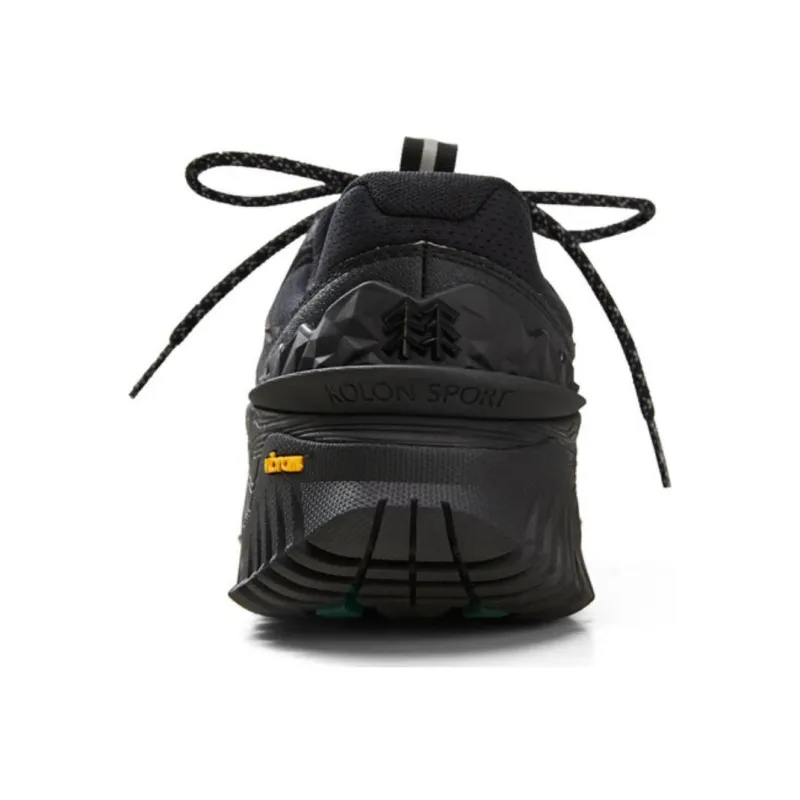 KOLON SPORT Anti-Slip Wear-Resistant Low-Top Trekking Shoes Unisex Black-3