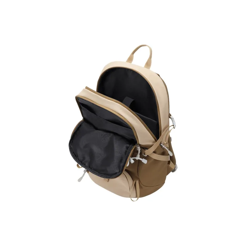 GOLF Fabric Backpack Extra Large Unisex Ecru With Black/Macaron Tea Brown-6