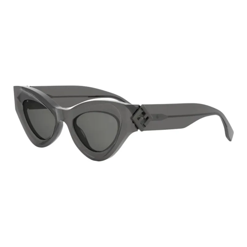 FENDI Plastic Butterfly Sunglasses Women's Gray-0