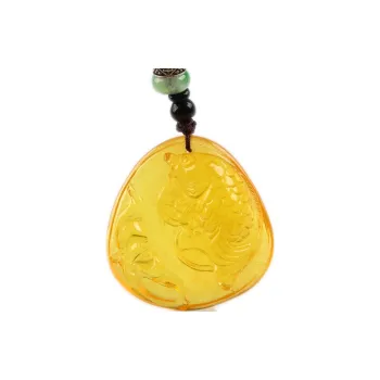 Ou Said Jewelry Amber Beeswax Necklaces Unisex