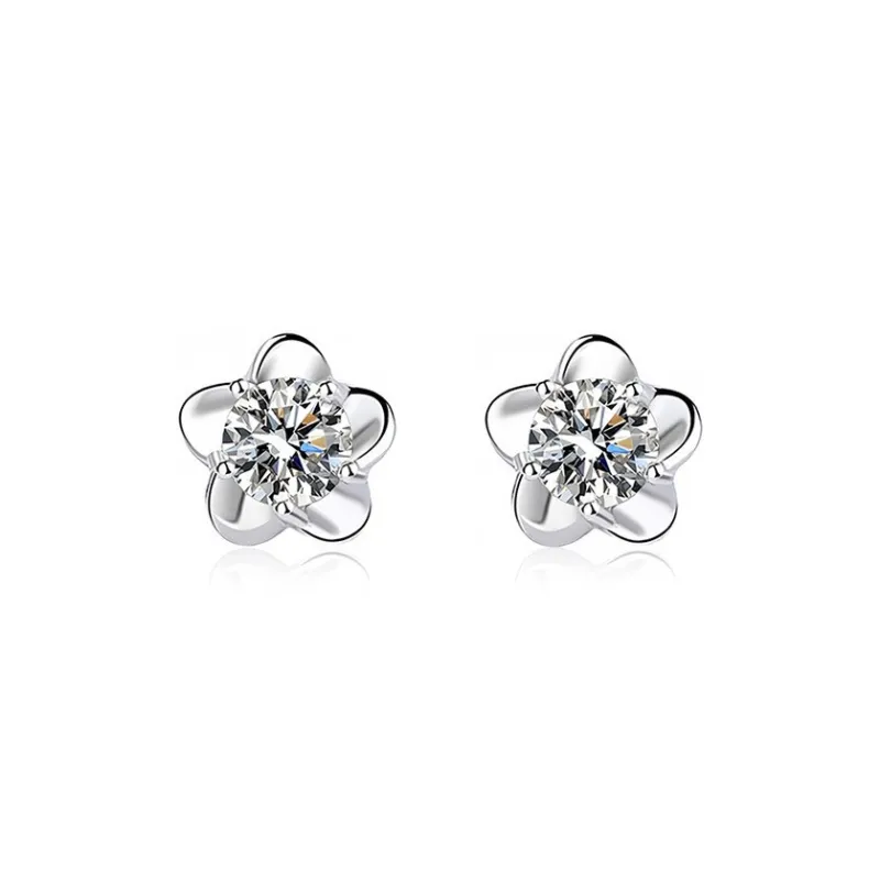 GIFT&CO 999 Fine Silver Stud Earrings Women's-0