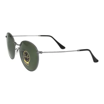 RayBan Metal Round Sunglasses Unisex Silver