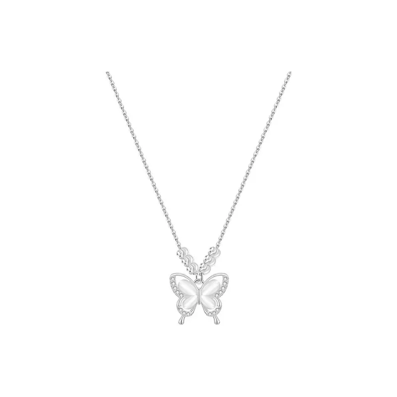 Heart Grass Alloy Necklaces Women's-0