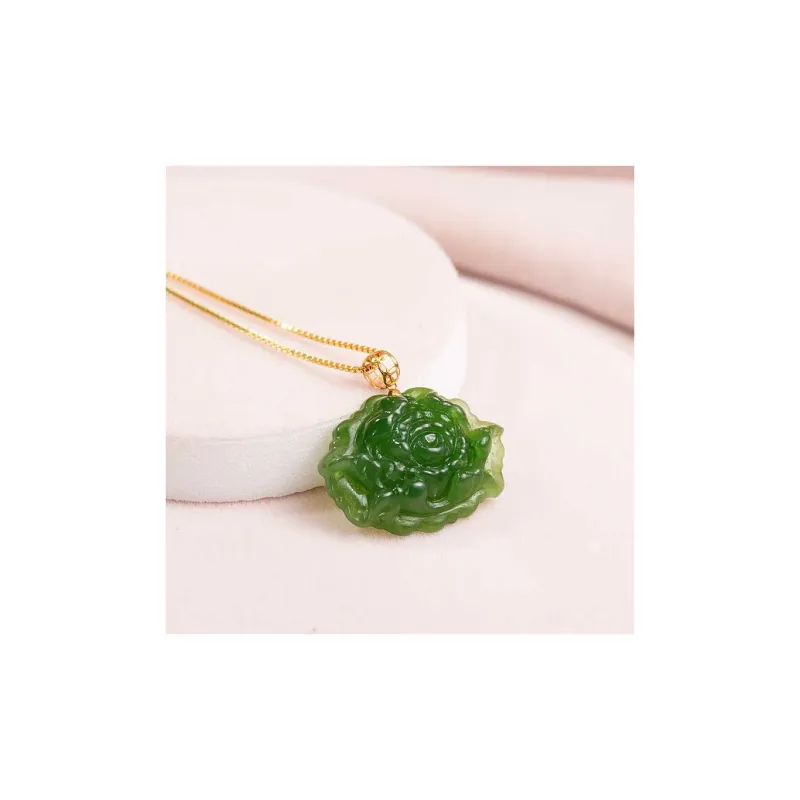 FANHAOGANG JADE Hetian Jade Necklaces Jasper Women's-1