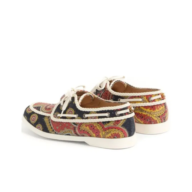 Valentino Palm Avenue Lace-Up Boat Shoes-3