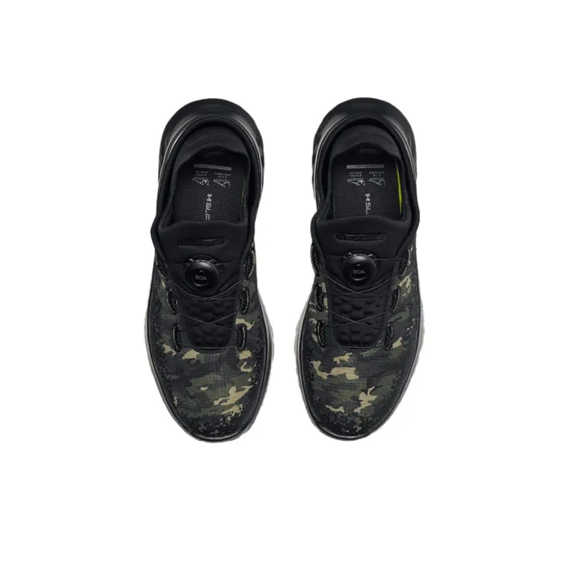Under Armour SlipSpeed Anti Slip Wear Resistant Low Top Casual Running Shoes Unisex Black-3