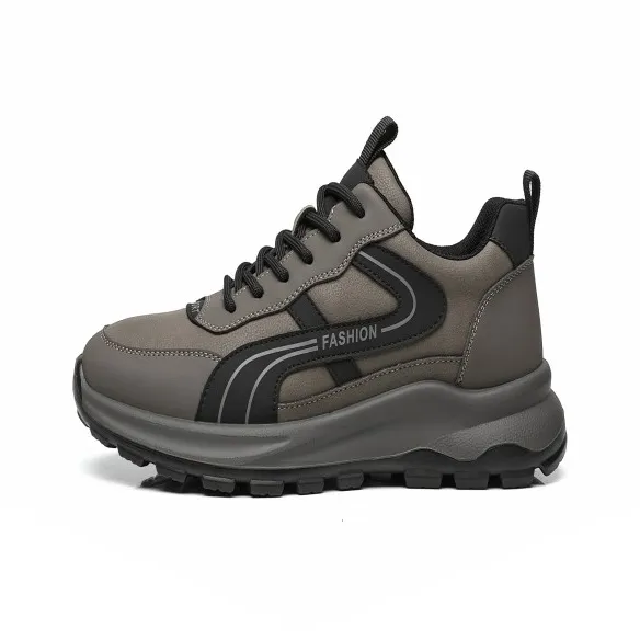 Captain Illy Height Increasing Anti Slip And Wear Resistant High Top Casual Shoes Men's-5