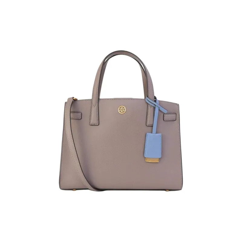 TORY BURCH Walker Leather Crossbody One Shoulder Handbags Small Size Women's Gray-0