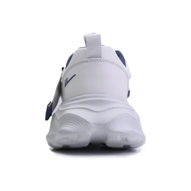 Warrior 1927 Wear-Resistant Lightweight Height Increasing Low-Top Chunky Sneakers Women's Gray-4