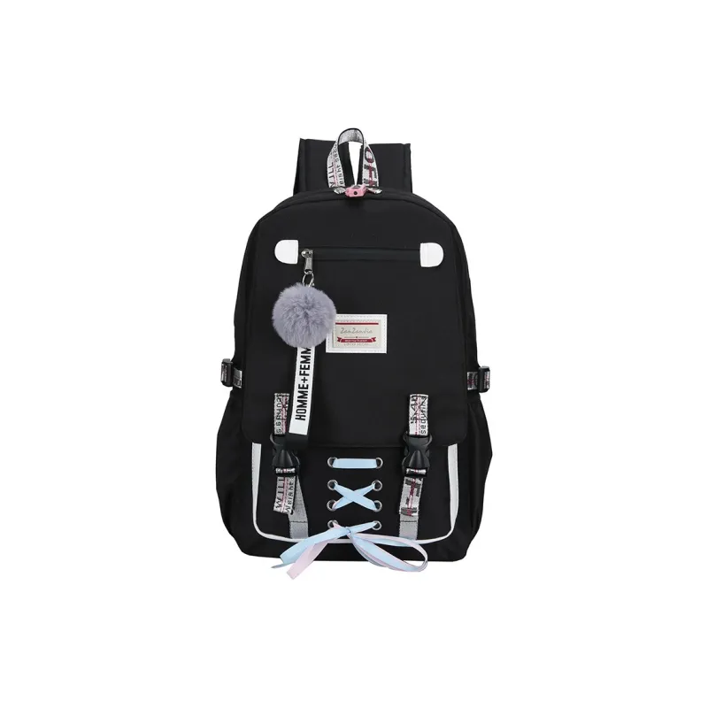 ALOENEY Polyester Cotton Blend Backpack Regular Unisex Multicolor-0