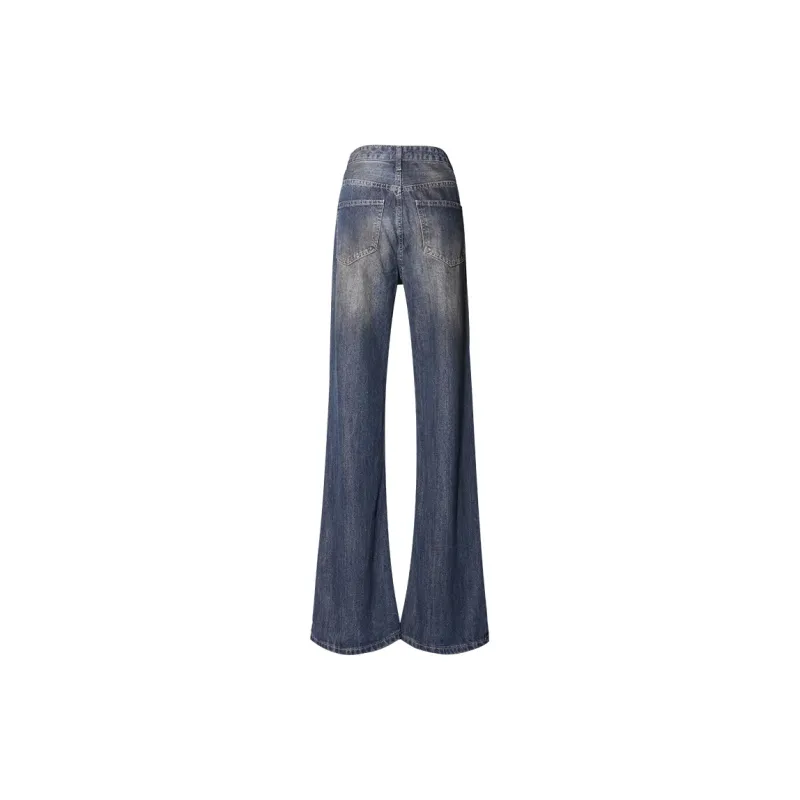 Kazakhstan Jeans Women's Vintage Blue-8