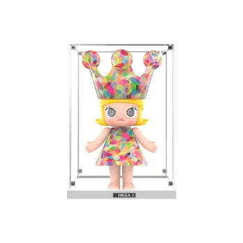 KGBOX Compatibility Pop Mart ROYAL Molly Huang Yuxing Bubble 400% Acrylic Storage Display Case Model Accessories
