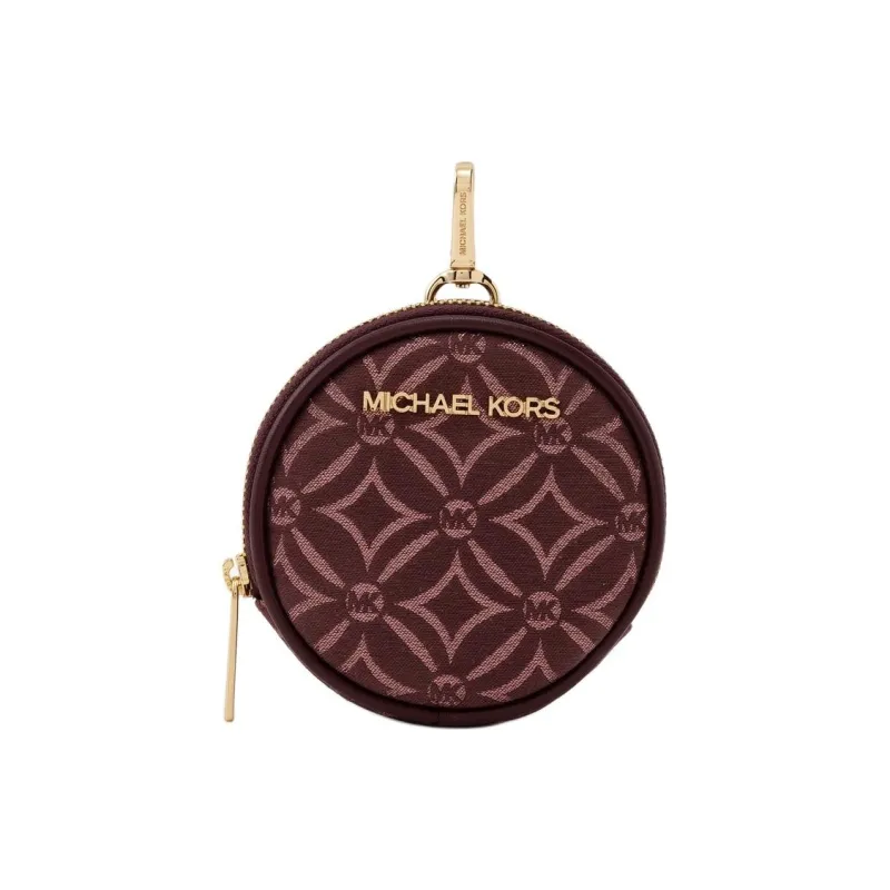 MICHAEL KORS Jet Set Travel Jacquard Shoulder Bag, Crossbody Bag Trumpets Women's Fuchsia-4
