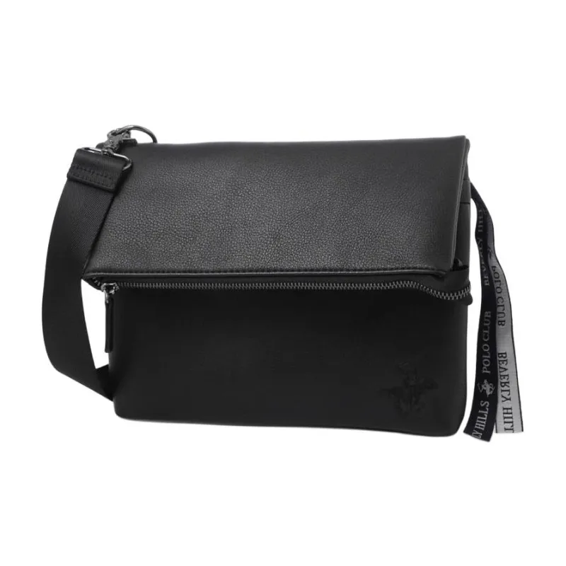 BEVERLY HILLS POLO CLUB Fabric Crossbody Bag Shoulder Bag Men's Black-1