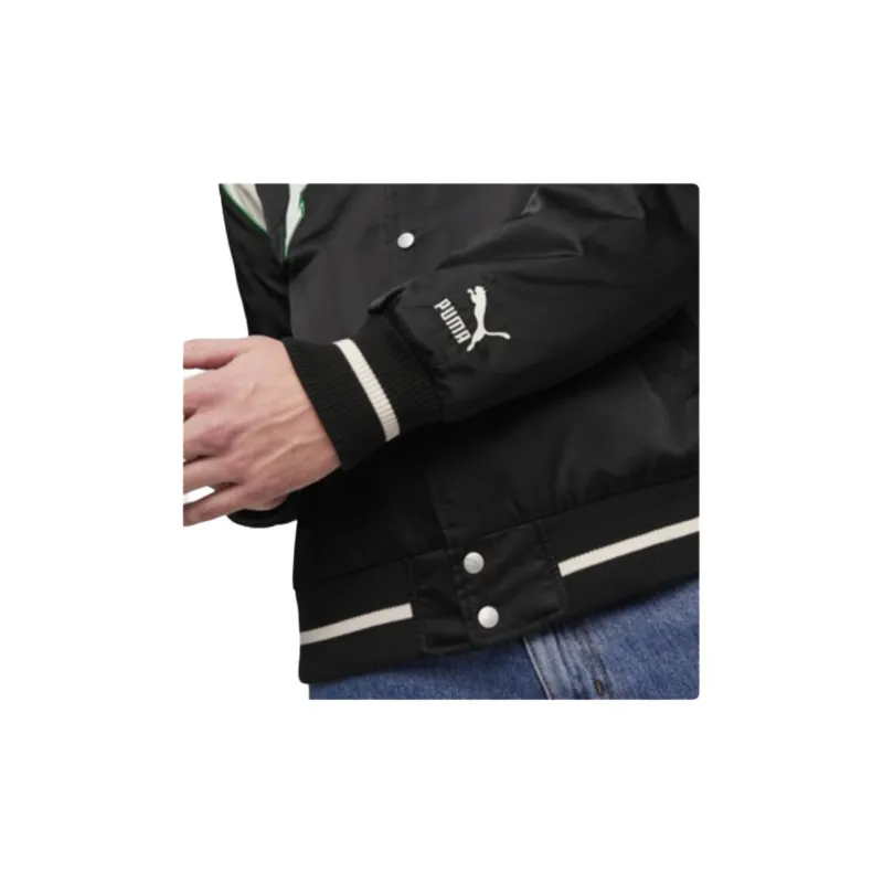 PUMA Baseball Jacket Unisex Black-4