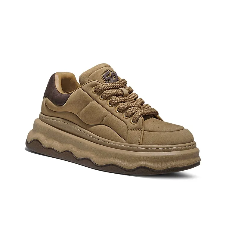 SALAXI Anti-Slip And Wear-Resistant Height Increasing Low-Top Skateboard Shoes Men's-12