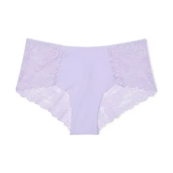 Victoria's Secret PINK No Show Cheeky Panty / Purple Cloud Underpants Women's 1 Pack Purple