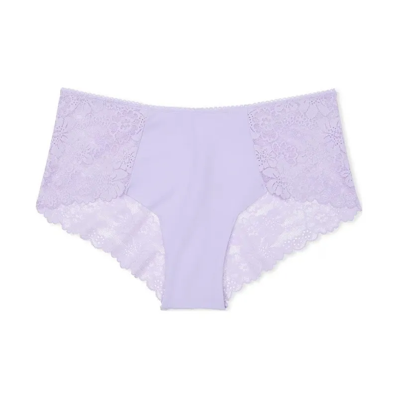 Victoria's Secret PINK No Show Cheeky Panty / Purple Cloud Underpants Women's 1 Pack Purple-0